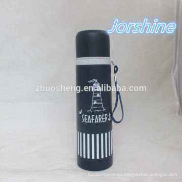 2015 high quality 12oz printed, popular vacuum flask made in china